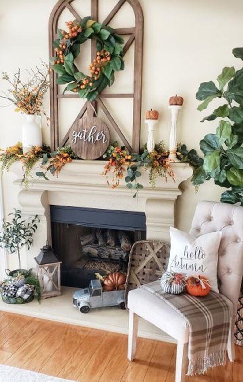 hello autumn pillow cover farmhouse pillow cover fall pillow image 2