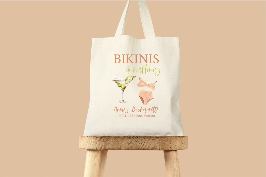 Personalized Bachelorette Canvas Tote Bag, Bridal Party Favor - Etsy