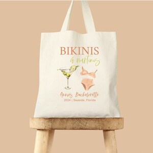 custom bachelorette canvas tote bag, personalized bridal party gift bag, trending bach favors, bachelorette favor bag, gift for bachelorette