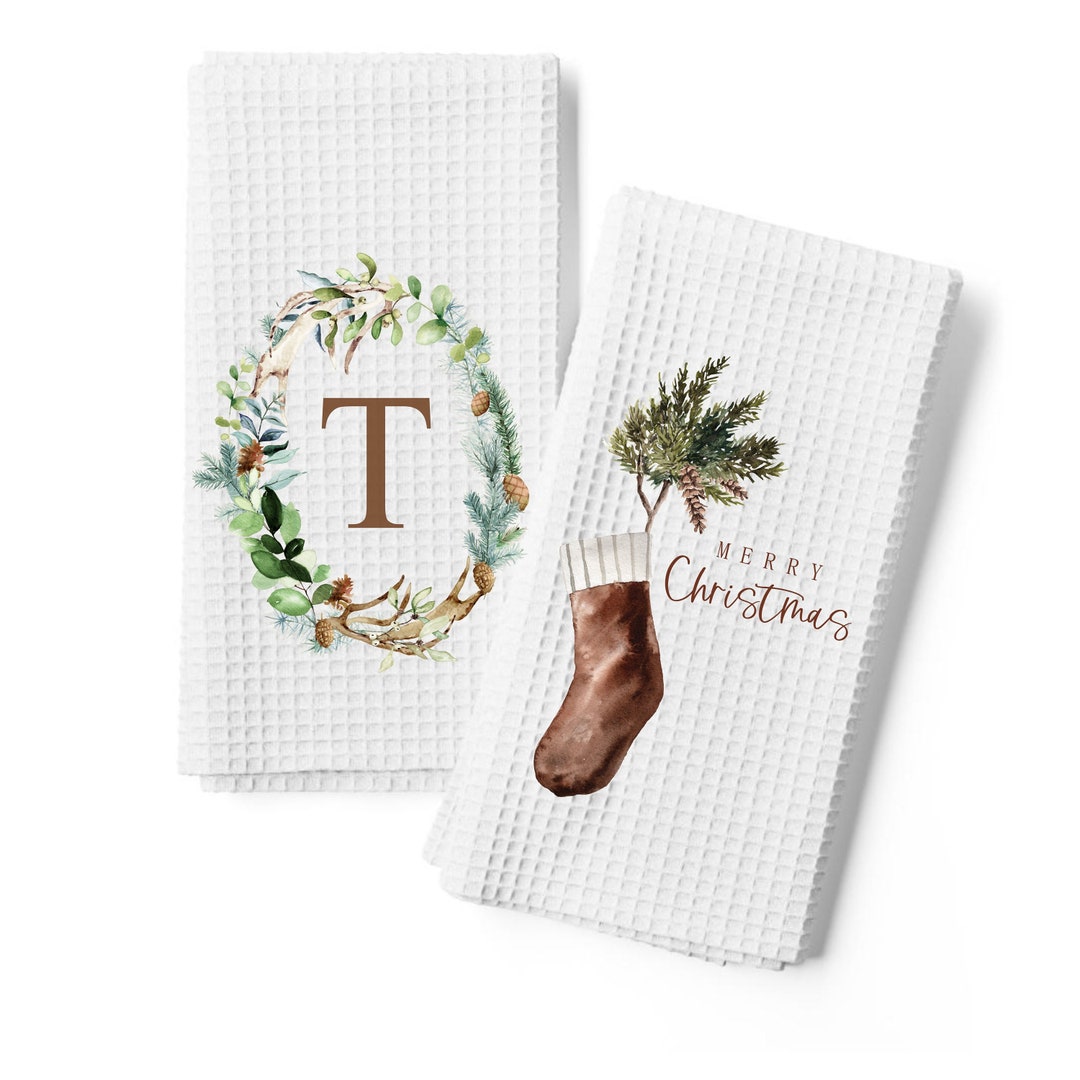 Christmas Kitchen Towel, Personalized Christmas Kitchen Towel ...