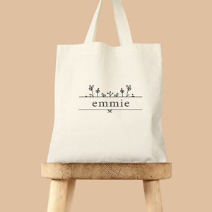 personalized tote bag, name tote, wedding party tote, bridesmaid gift bag, bridal party bag, custom bridesmaid tote, bachelorette tote
