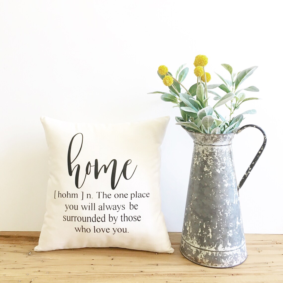 Housewarming Gift Home Definition Pillow Cover Newlywed Etsy