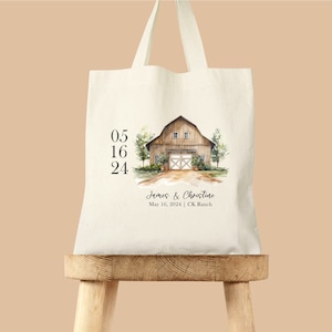Wedding welcome bag, custom wedding tote, custom tote bag, destination wedding tote, wedding favors, wedding guest favor, personalized tote