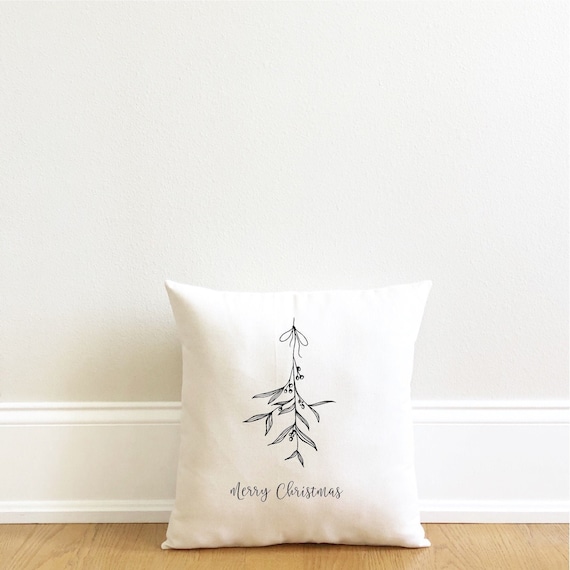 Christmas pillow cover mistletoe pillow Christmas pillow cover mistletoe pillow