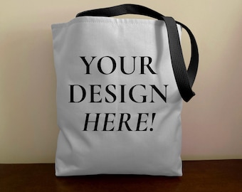 AOP Tote Bag Mockup - Canvas & Photoshop (Digitaler Download)