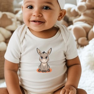Cartoon Donkey T-Shirt: Unisex Baby & Toddler Clothes