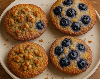 Top of the Muffin to YOU -- Blueberry & Banana Nut (Tops Only)