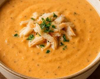 Crab Bisque -- Creamy Seafood Soup with Elegance