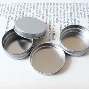 Small Metal Tin, 15ml Tin Box, Small Container, Small Storage Box image 5