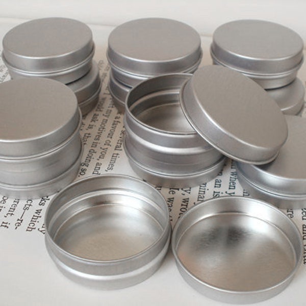 Small Metal Tin, 15ml Tin Box, Small Container, Small Storage Box