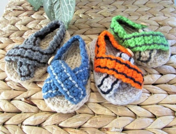 Boy's Crochet Criss Cross Sandals | Baby Soft Shoes | Little Boy's Summer  Sandal | Infant Booties | Baby Booties - Customize Your Color - Etsy