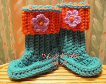 Soft Girls Boot | Little Girls Booties | Soft Baby Shoes | New Baby Shower gift |Girls soft crib shoes | Baby leg Warmers