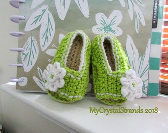 Mädchen Sandale mit Blume | Werkzeug, um Elemente zu machen | Babyschuh Häkelanleitung | Baby Sandale mit Blume | Sommer-Strandschuhe | Baby-Booties