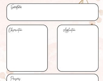 S.O.A.P. Bible Study Method