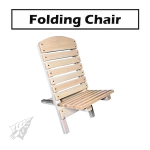 Planos de silla plegable, silla de playa DIY, banco de exterior (descarga digital)
