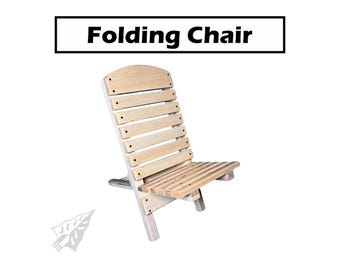 Folding Chair Plans, Beach Chair DIY, Outdoor Bench (Digital Download)