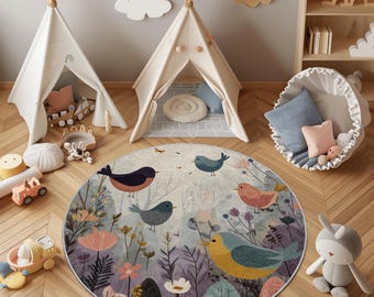 Kleiner Kinderteppich: Waschbar, weich und waschbar