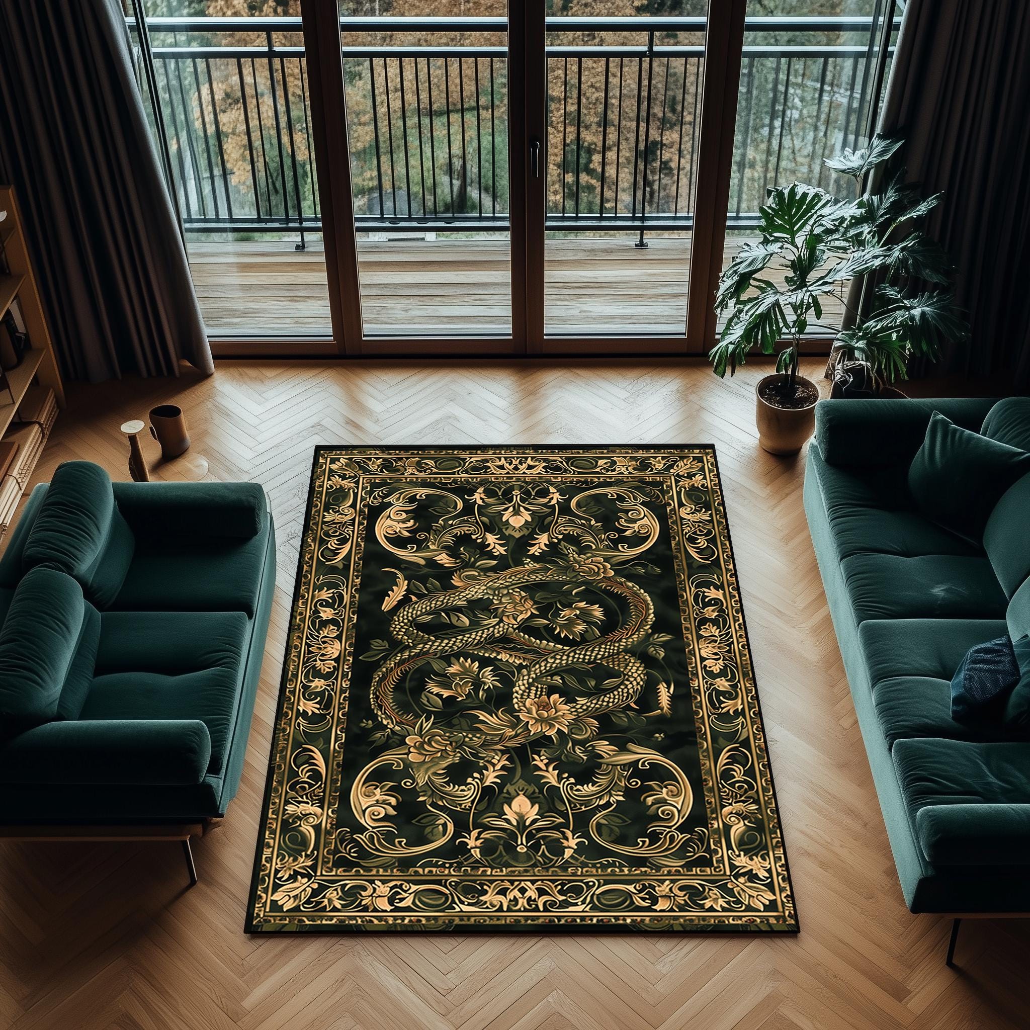 Snake rug - Etsy 日本
