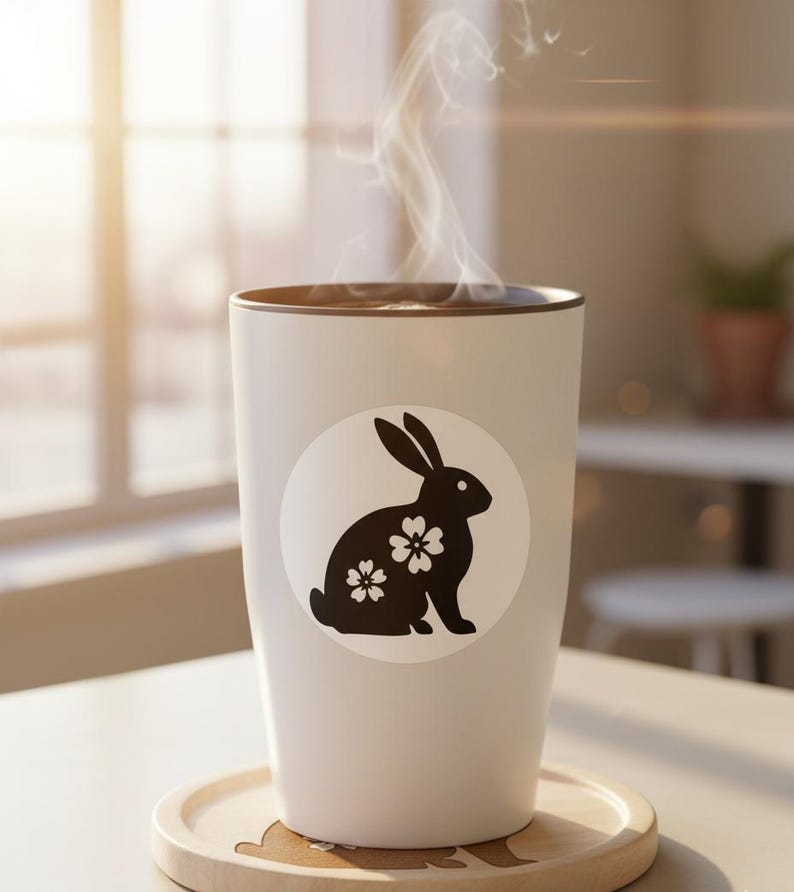 Easter Bunny SVG Bundle | Floral Rabbit Cut Files | Cute Spring Bunny ...