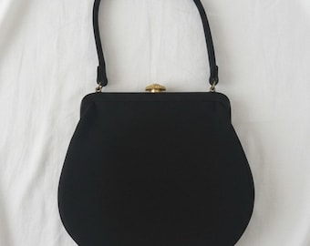 Bonwit Teller Magid Vintage Black Evening Purse & Coin Bag