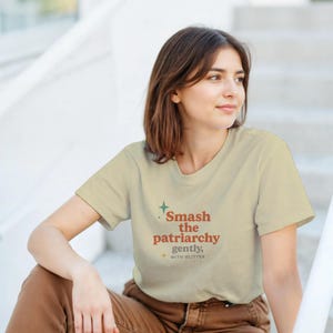 Smash the Patriarchy T‑Shirt – Feminist Empowerment Tee, Girl Power Shirt, Equality & Women’s Rights Activism Statement Top