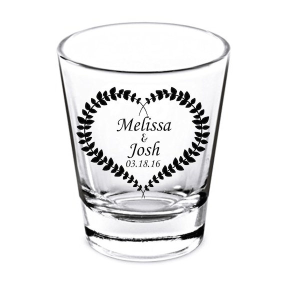 Wedding Shot Glasses Wedding Favors Party Favors Shot Etsy