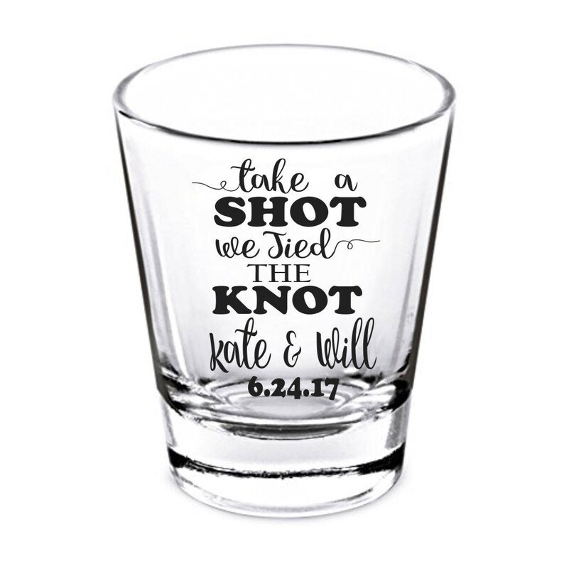 Custom Shot Glasses Personalized Shot Glasses Take A Shot We Etsy
