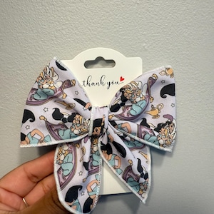 Aladdin Hairbow, Jasmine and Aladdin, Disney Bow