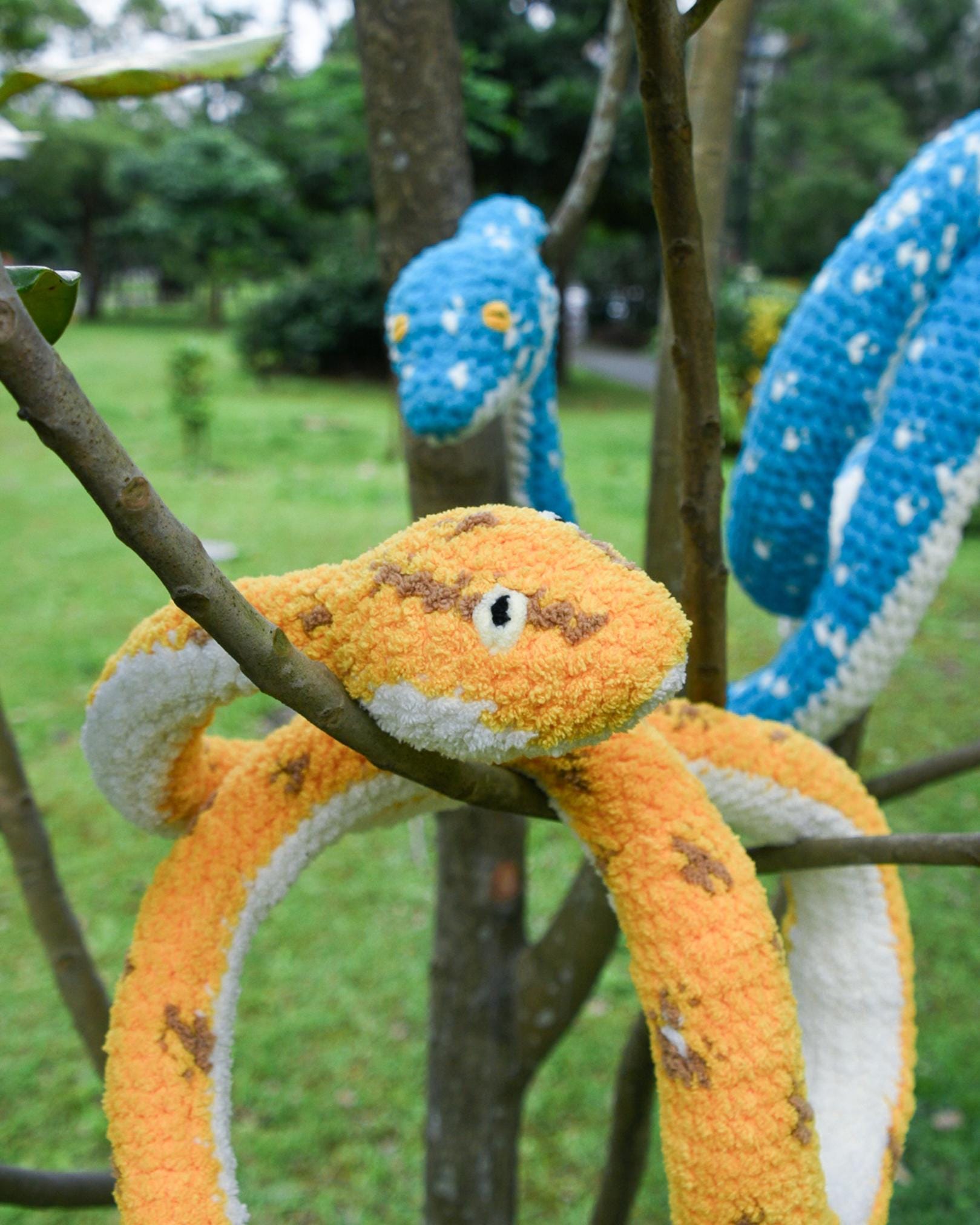 Crochet Snake || Fern the Green Tree Python - PDF Pattern || Beginner ...