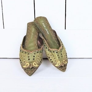 Beaded slip on shoes cheap
