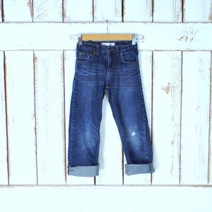 Kinder/Kinder gerades Bein Levis 514 verblichene/beunruhigte blaue Jeans