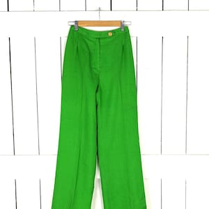 Vintage Evan Picone green slacks womens high waist pants