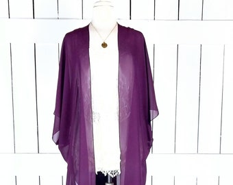 chiffon cardigan short