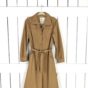 Vintage London Fog belted rain trench coat 12 regular