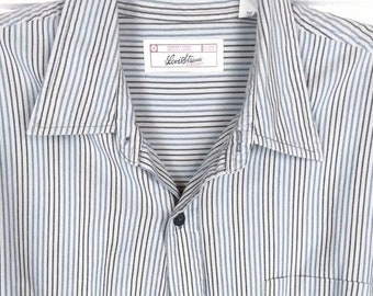 Koszula z bawełny w paski Levi Strauss zapinana na guziki/koszula w paski oxford/koszula z guzikami Levis/XL