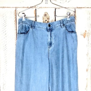 Zara Mujer Coleccion Premium Denim Pantalon Culotte Gaucho Azul 4 Etsy Mexico