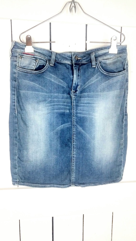 Pantalon taille élastiquée en coton chambray BLEU CLAIR pour enfant