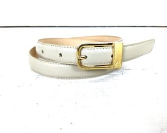 Vintage Liz Claiborne skinny leather belt