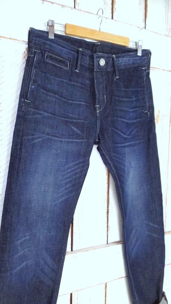 Vintage 508 dark blue Levis denim jeans/regular t… - image 4