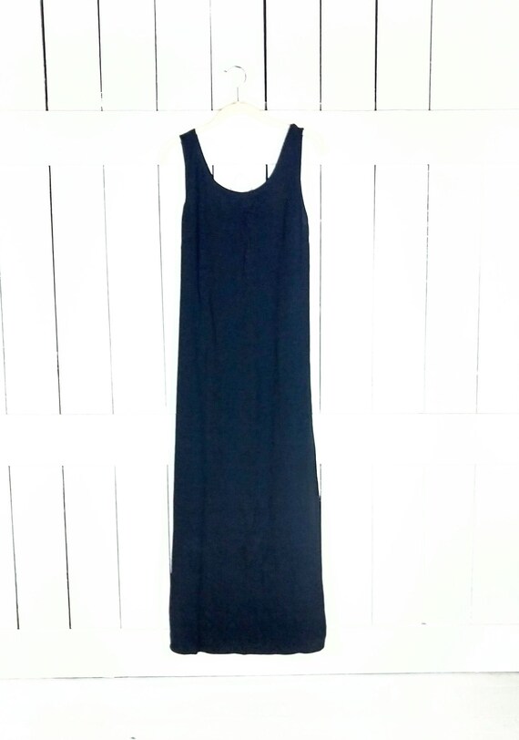 vintage sleeveless dress black - Gem