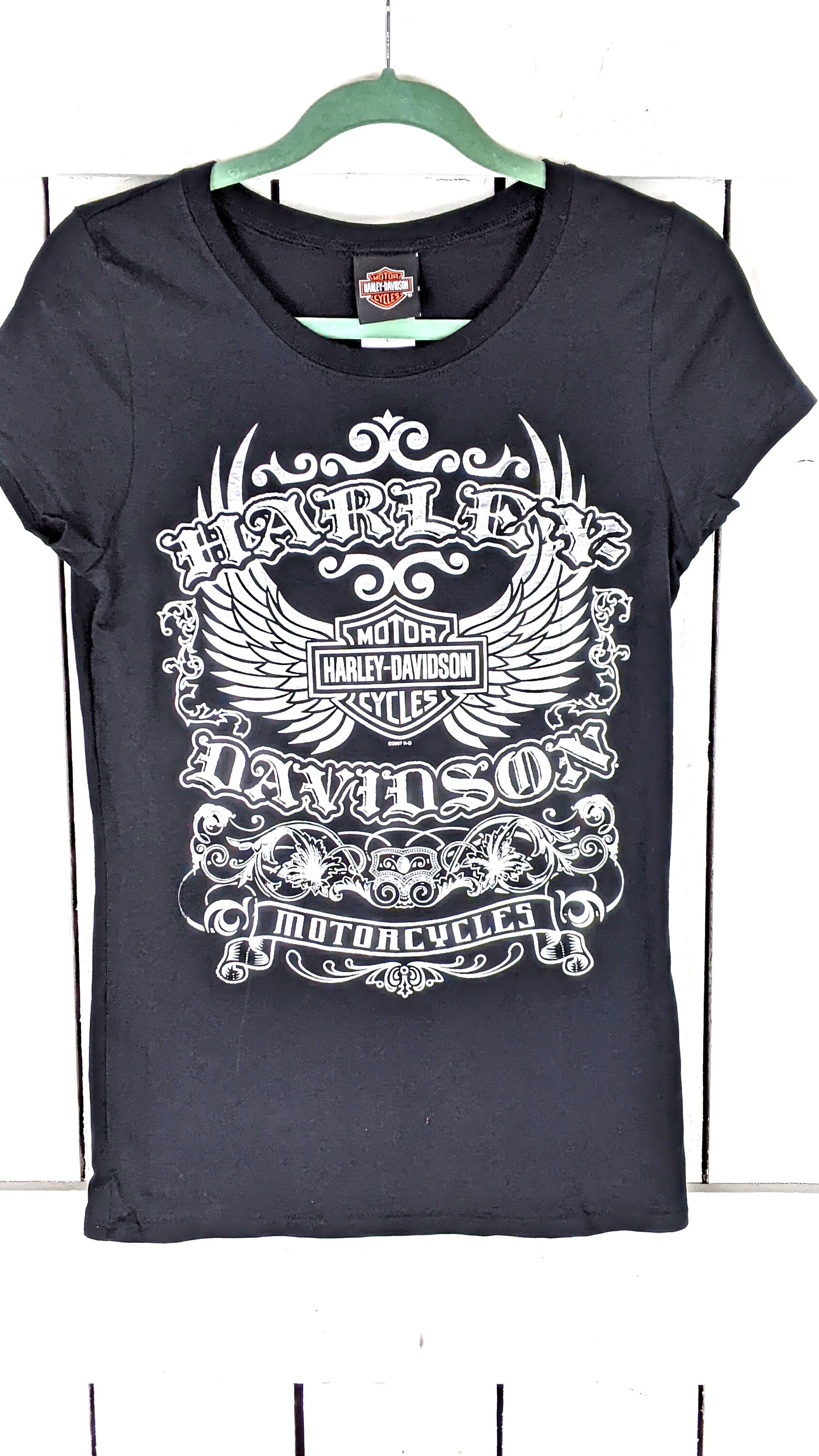 Harley-Davidson ★ HDMC シルバーウィング Tシャツ HDMC Silver Wing Standard T-Shirt - Natural Canvas | Harley