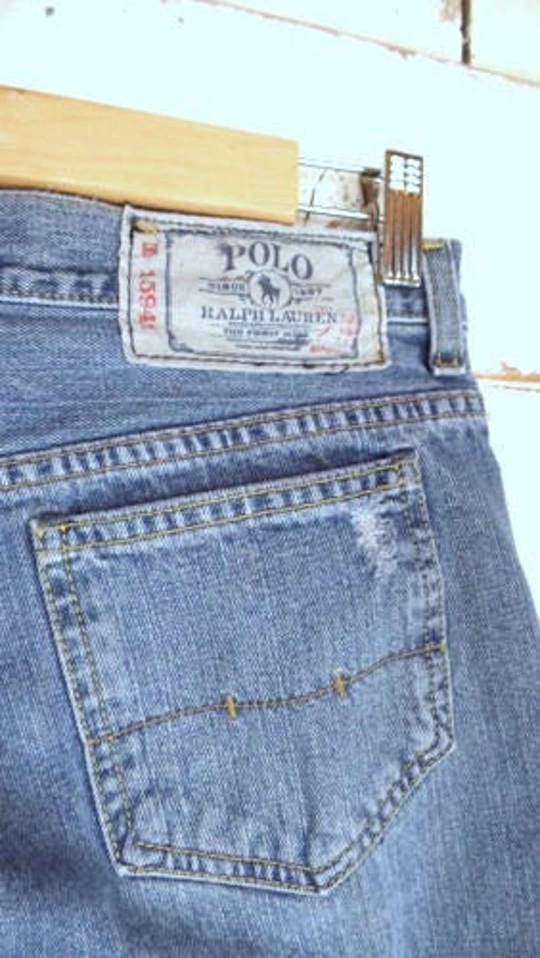 Vintage Polo Ralph Lauren Classic Straight Leg Blue Denim Vintage Polo Ralph Lauren Classic Straight Leg Blue Denim
