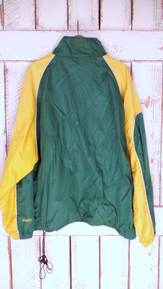 Vintage 90s Green/yellow Nylon Windbreaker Jacket/jogging Vintage 90s Green/yellow Nylon Windbreaker Jacket/jogging