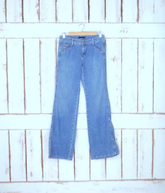 Vintage 90s Express slight flare denim jeans/light