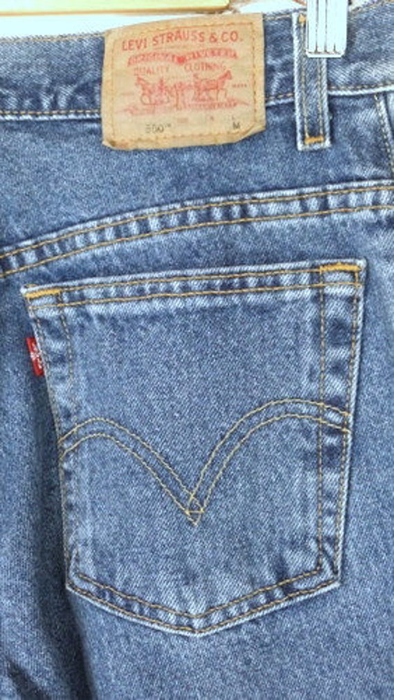 Vintage 550 classic relaxed zipper fly denim jean… - image 4