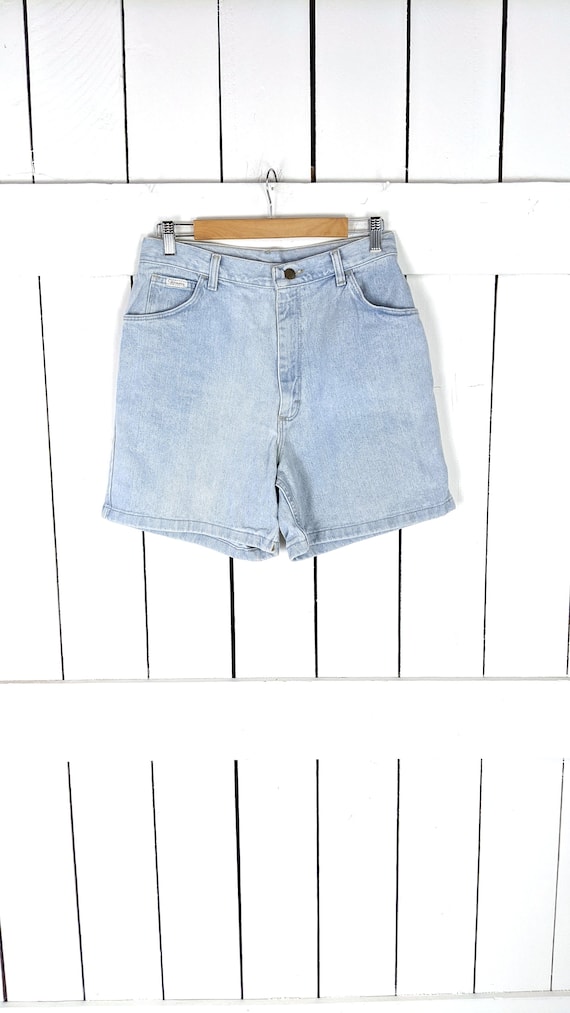 Vintage Wrangler high waisted light blue denim je… - image 2