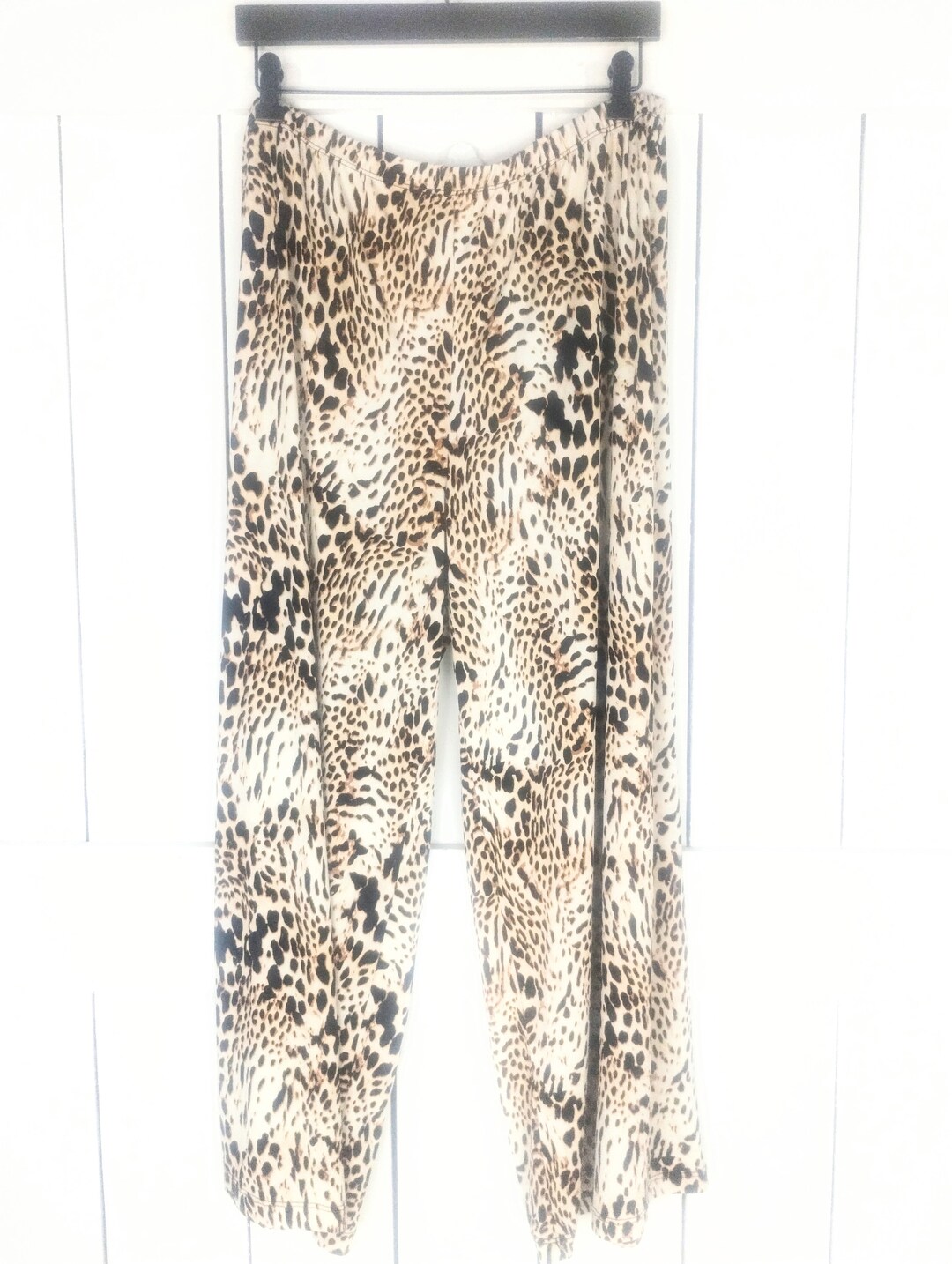 Vivo Sanali Wide Leg Pants - Rust Animal Print