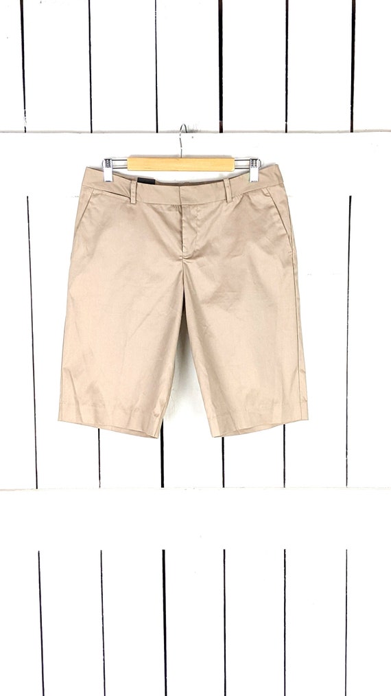 Camel light beige womens trouser board shorts 10