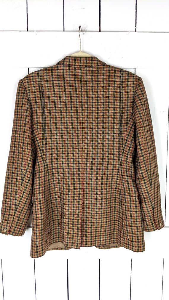 Vintage Limited America wool tartan plaid blazer … - image 4