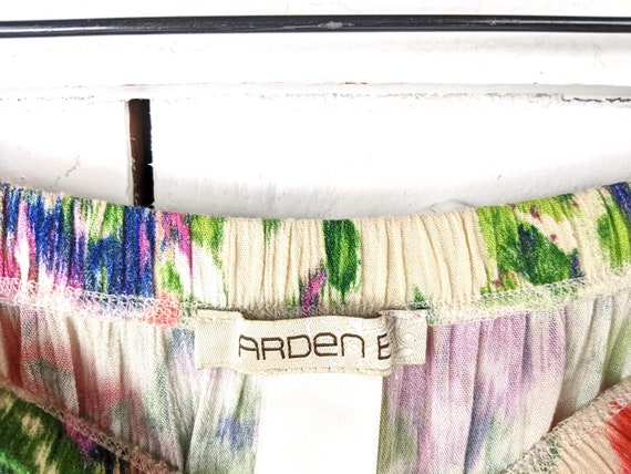 Vintage Arden B  floral gauzy layered crinkle str… - image 3
